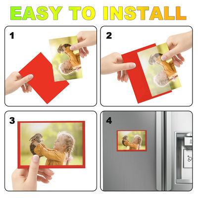 CHUNNIAO 6x4 Magnetic Photo Frames Easy To Use Photo Magnets Sleeve With Smooth Surface