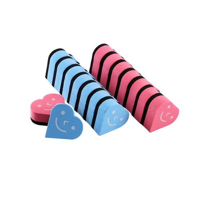 EVA Whiteboard Accessories Heart Shape Magnetic Whiteboard Eraser