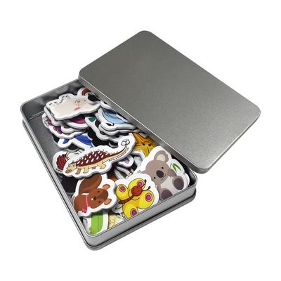 Customized Waterproof Cartoon Fridge Magnet Stickers Removable Stickers For Kids