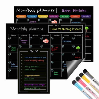 Glue Laminated Soft Magnetic Whiteboard Dry Erase PET Film Sheet