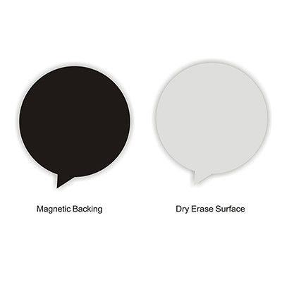 Anisotropic Soft Magnetic Whiteboard Round Shape Fridge Meal Planner