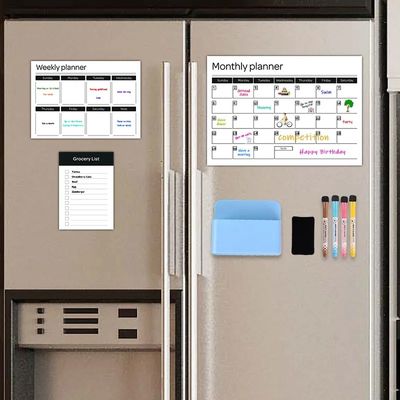 Multipurpose Magnetic Refrigerator Frame To Do List Planner Dry Erase Weekly Planner