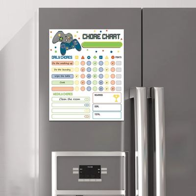 Rewritable Magnetic Refrigerator Frame Planner Magnetic Dry Erase Calendar Refrigerator Sticker