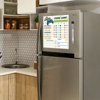 Rewritable Magnetic Refrigerator Frame Planner Magnetic Dry Erase Calendar Refrigerator Sticker