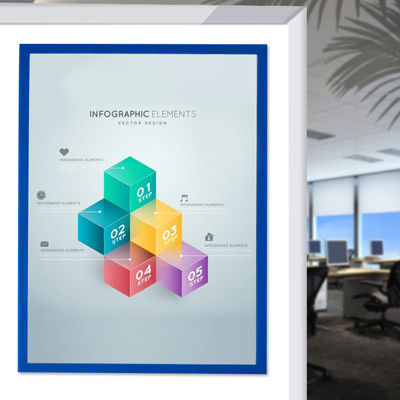 MFW1901 Document Presentation Acrylic Magnetic Wall File