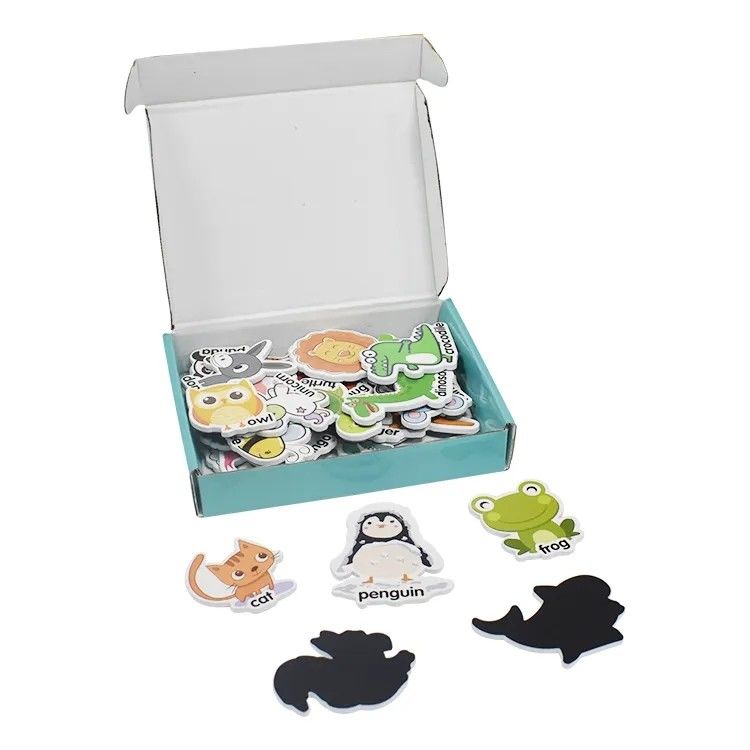 EVA Fridge Magnet Sticker 45x40mm Letter Stickers Animal Sticker For Kids Place